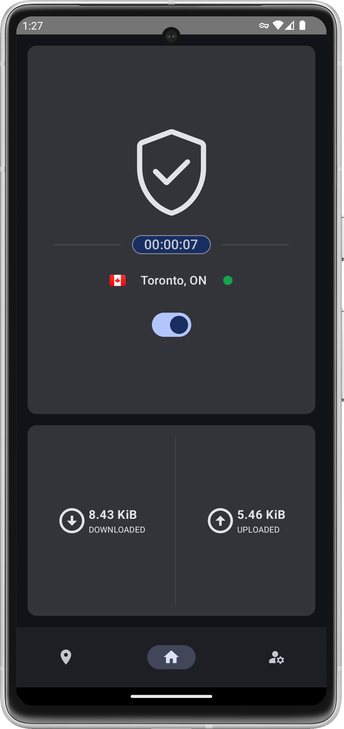 Android connected dark mode